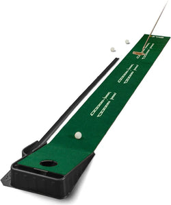 Indoor Golf Putting Mat with Auto-Ball Return