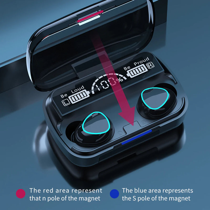 HarmonyBuds™ Bluetooth 5.1 Earphones 3500mAh Waterproof Charging Box