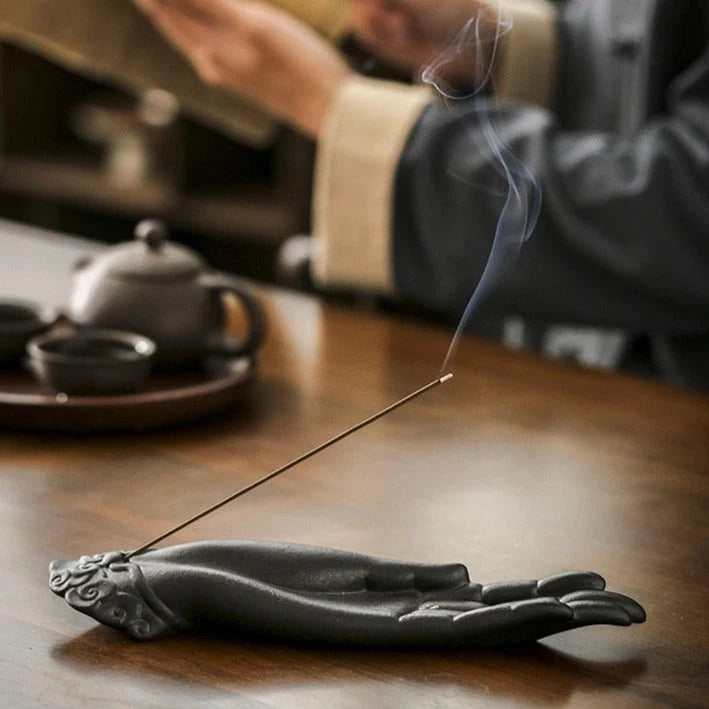 The Palm of Zen Incense Holder