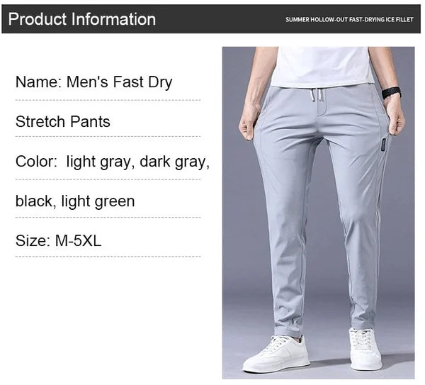 Men's Fast Dry Stretch Pants